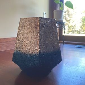 Like New Pink and blue vase. Shimmer/sparkle